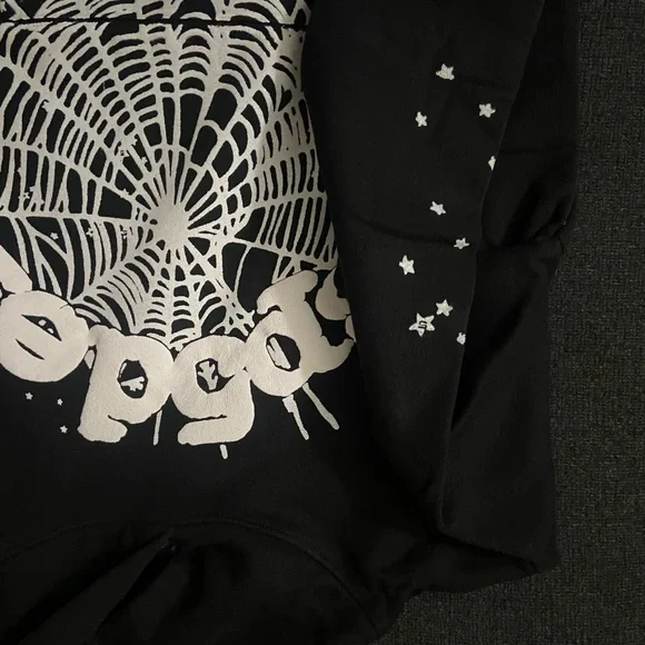 Sp5der OG Web Hoodie Sweatshirt BlackSpider Worldwide